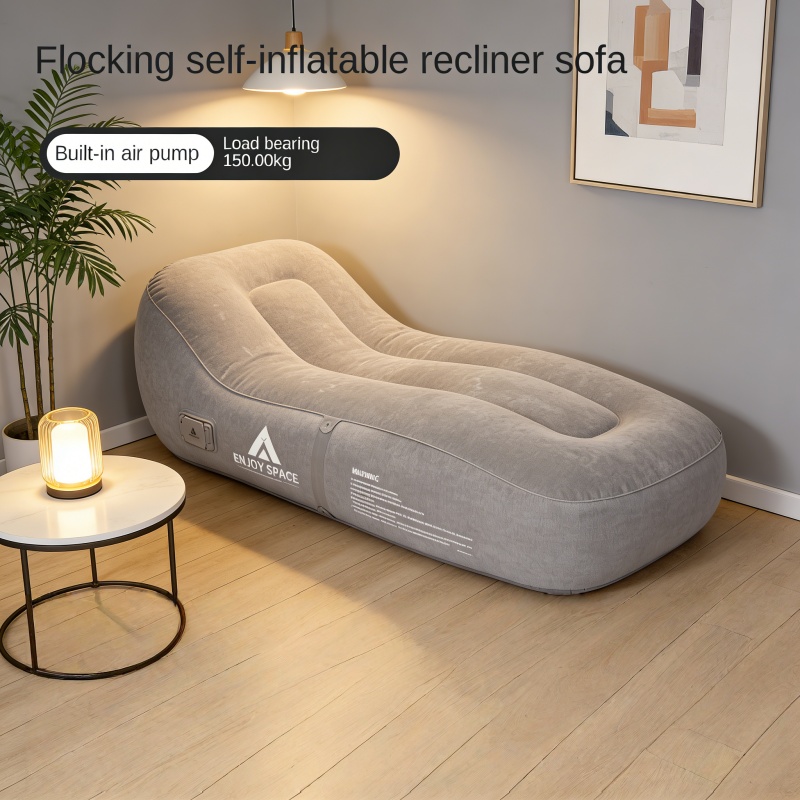 Outdoor Furniture Lounge Chair - Selbstaufblasender Outdoor-Freizeitsessel mit eingebauter Luftpumpe, faltbares