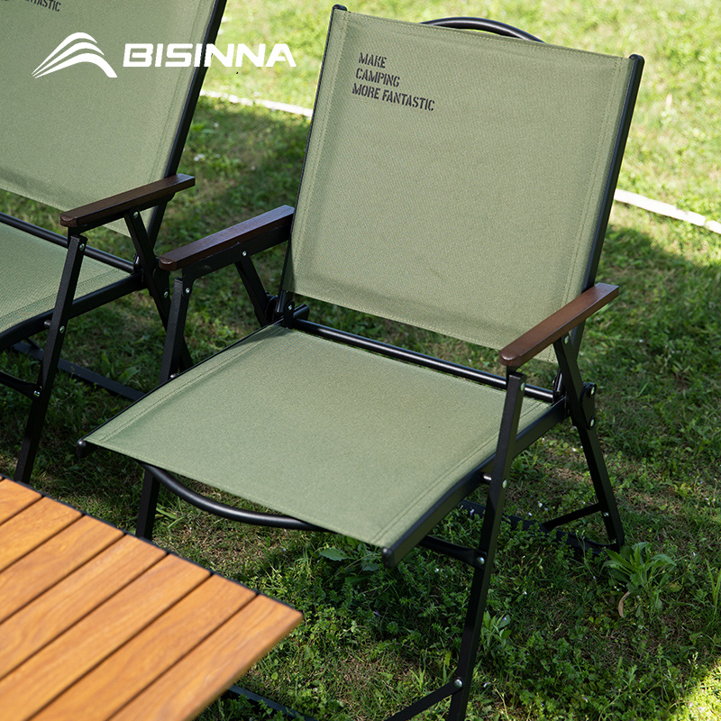 Outdoor Furniture Lounge Chair - BISINNA Outdoor Klappbarer Campingstuhl Tragbarer Lounge-Kit-Stuhl