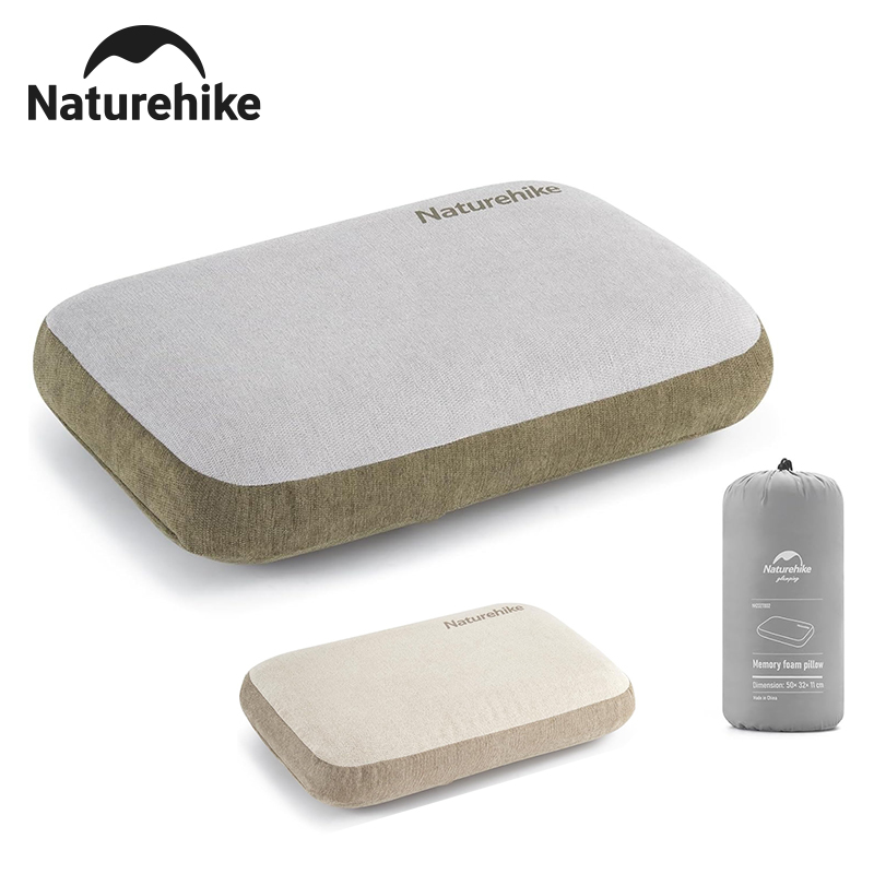 Outdoor Furniture Pillows - Naturehike Campingkissen Tragbares Memory-Schaum-Komfortkissen Quadratisches Kissen