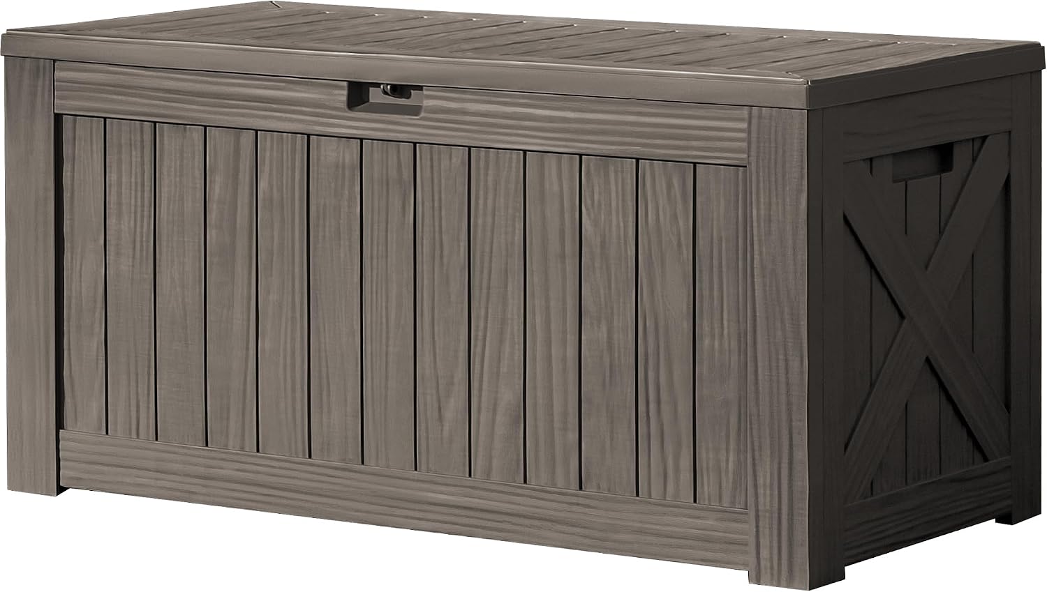 Outdoor Furniture Cushions - 120 Gallonen Große Terrassenbox Outdoor-Aufbewahrungsschrank Wasserdichte