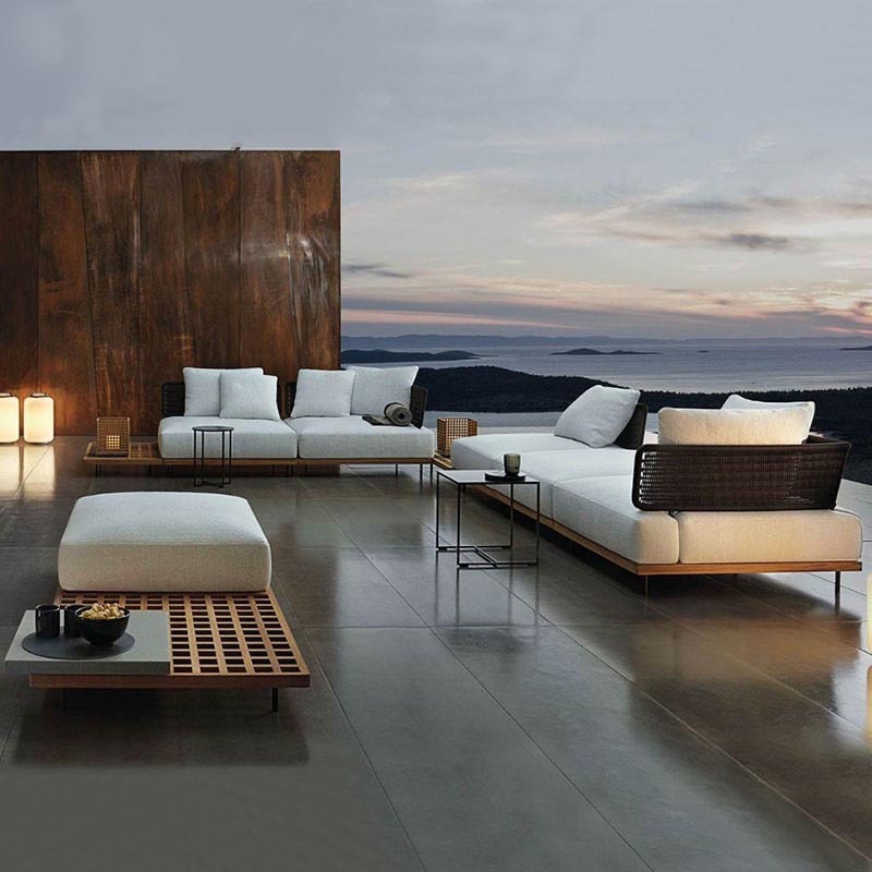 Outdoor Furniture Teak Wood - Wasserdichte Teakholz-Gartenmöbel für Terrasse und Balkon: