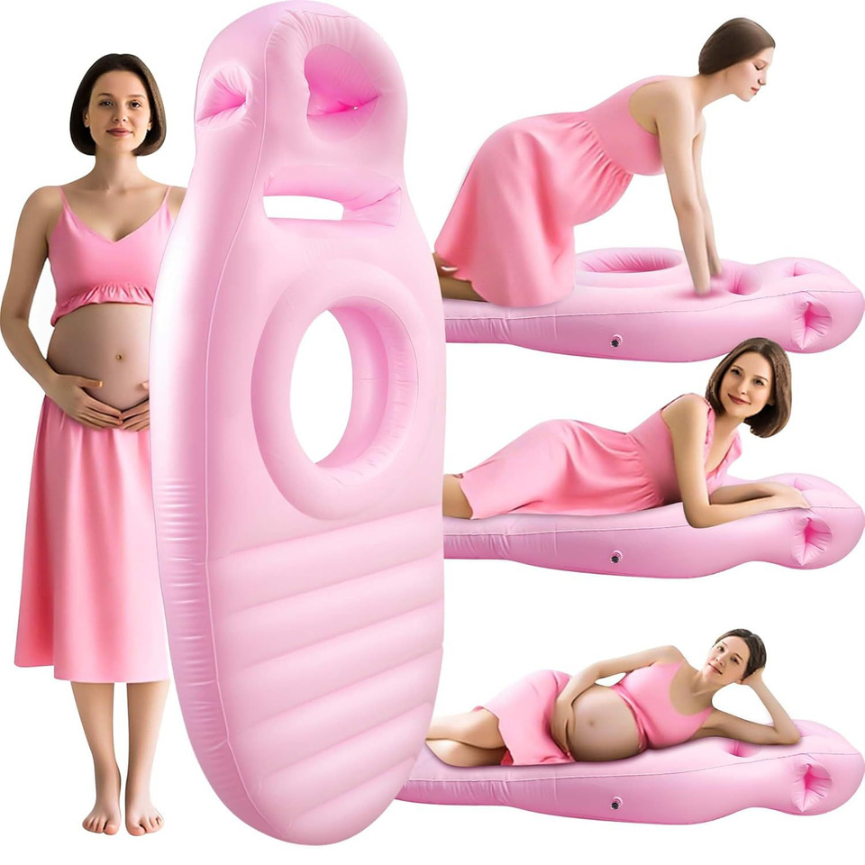 Outdoor Furniture Pillows - Aufblasbare Schwangerschaftsmatte Yoga-Matte für Schwangere Aufblasbare