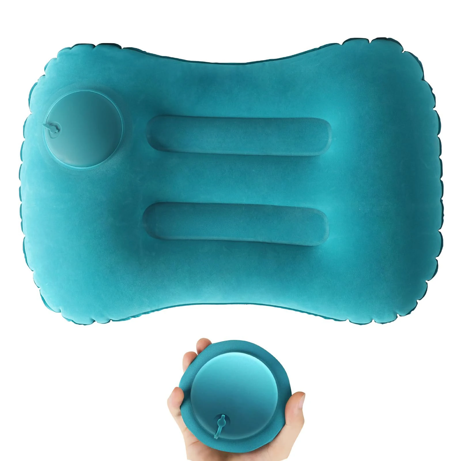 Outdoor Furniture Pillows - Tragbares, bequemes aufblasbares Kissen, Campingkissen, Poolkissen,
