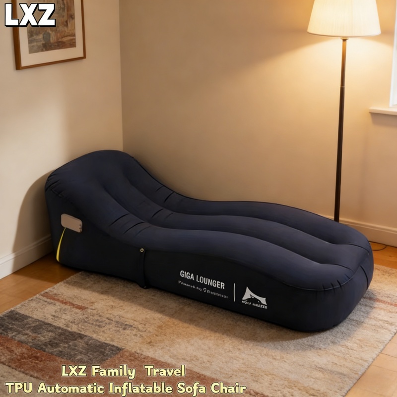 Outdoor Furniture Cushions - TPU Automatisch Aufblasbarer Sessel, Tragbares Outdoor-Camping-Aufblassofa