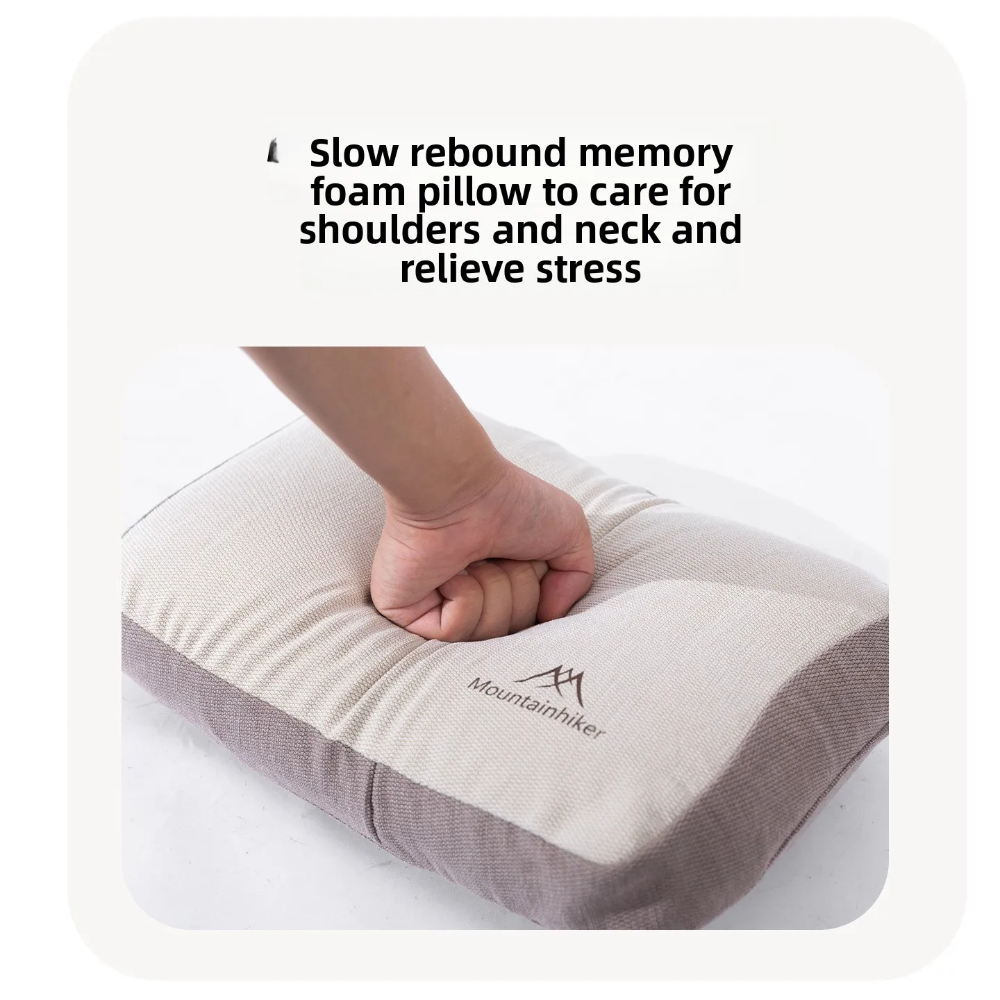 Outdoor Furniture Pillows - Mountainhiker Memory-Schaum-Kissen aus Baumwollmaterial für Camping
