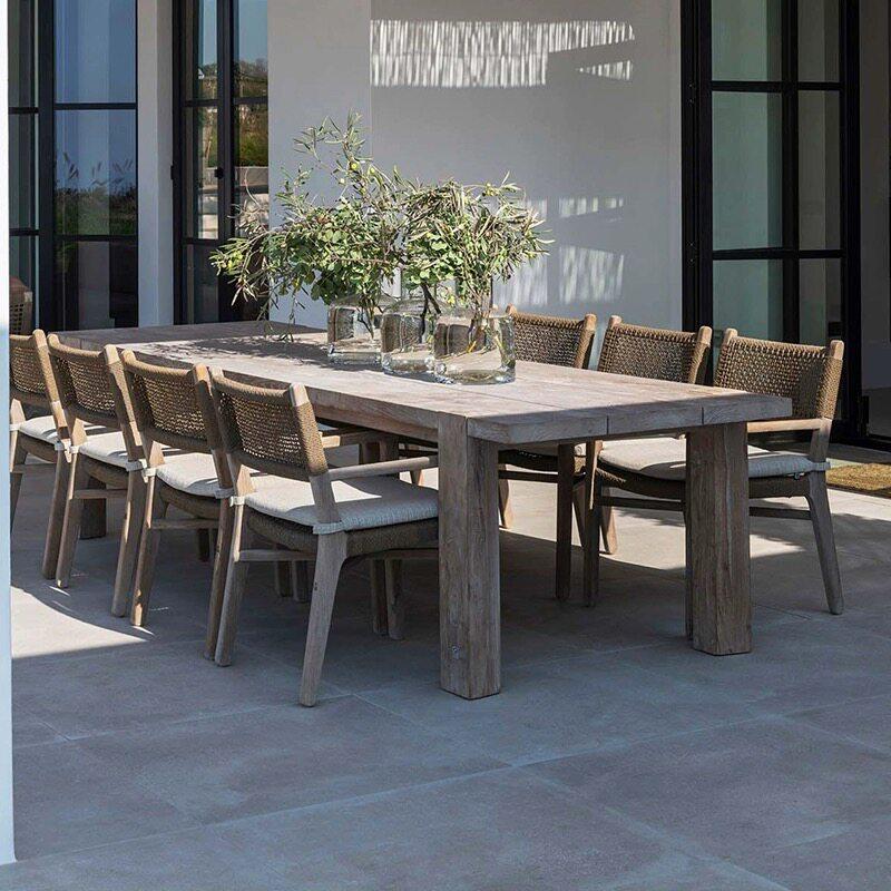 Outdoor Furniture Teak Wood - Gartenmöbel aus Teakholz, korrosionsbeständig, für Villa,