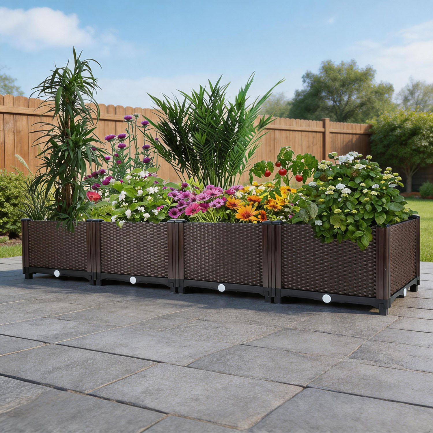 Outdoor Daybed Furniture - Selbstbewässerndes Hochbeet – 160 cm großer
