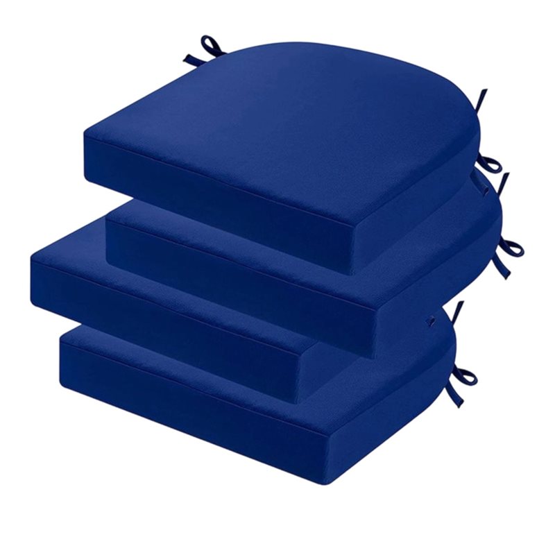 Outdoor Furniture Cushions - 4 Stück Outdoor-Stuhlkissen, Outdoor-Kissen für Terrassenmöbel,