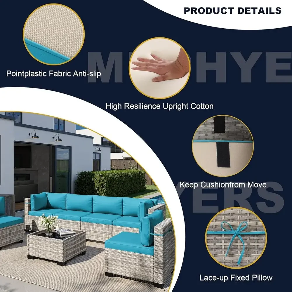 8-teiliges Gartenmöbel-Set für – Outdoor Furniture With Fire Pit Bewertung und Preis