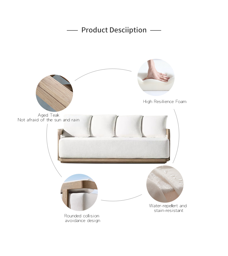 Garten-Sofagarnitur Teakholz O – Outdoor Furniture Teak Wood Bewertung und Preis