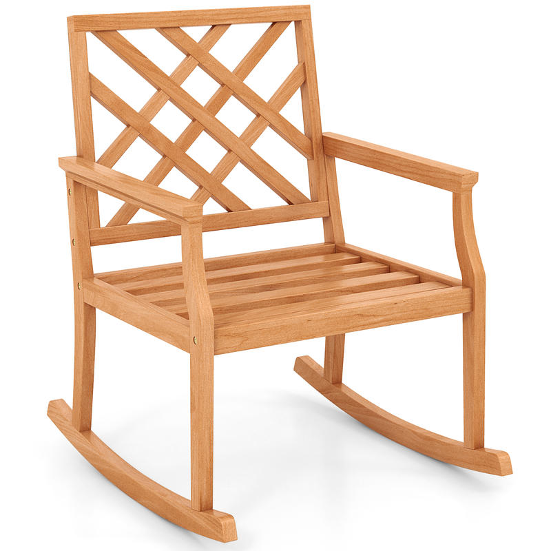 Schaukelstuhl aus Teakholz, 36 – Outdoor Furniture Teak Wood Bewertung und Preis