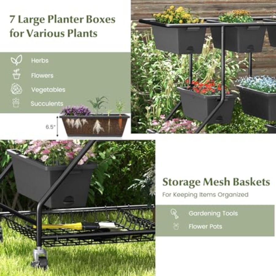 Erhöhtes Rollbett für den Gart – Garden Storage Box Bewertung und Preis