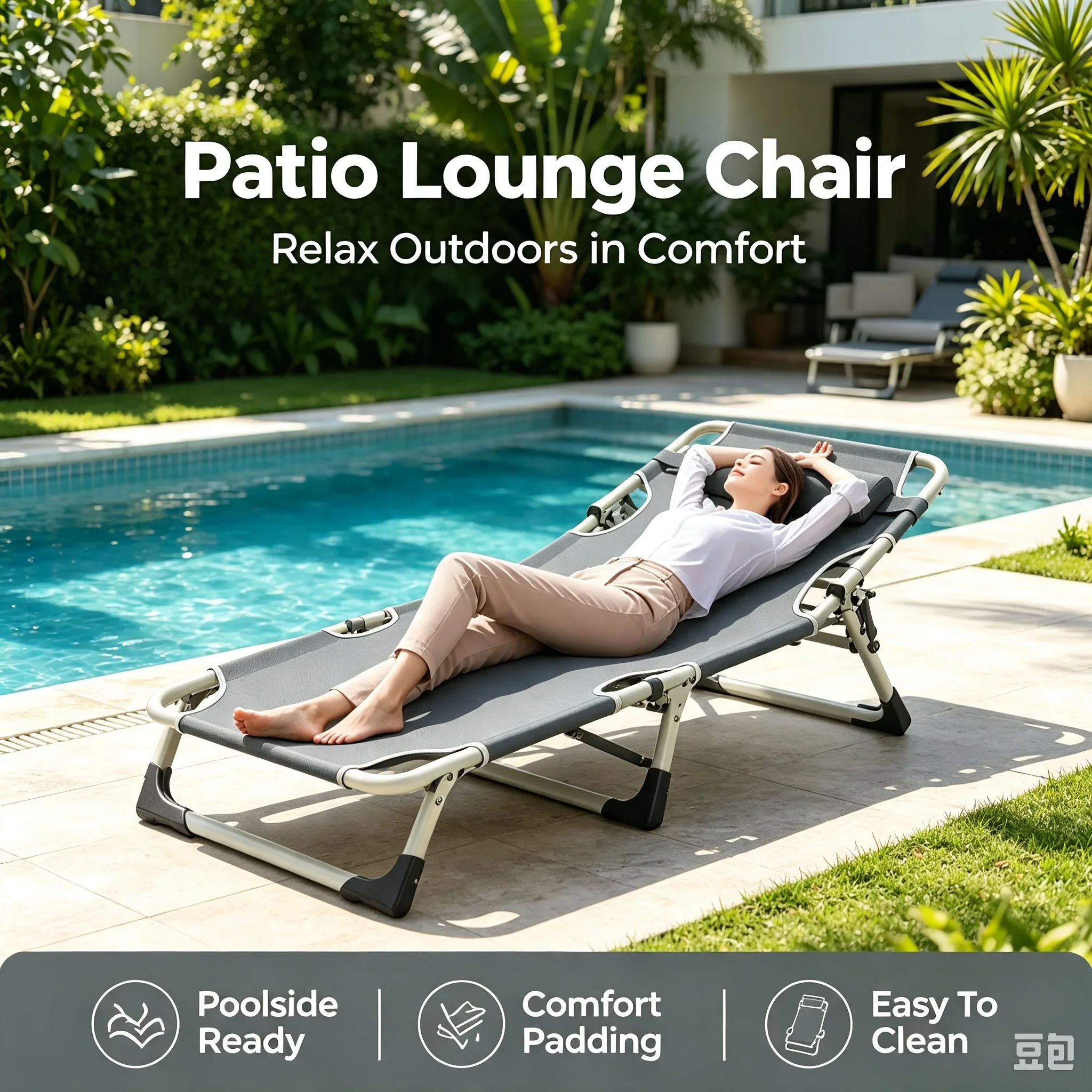 Büro-Lunch-Stuhl, klappbarer L – Outdoor Furniture Lounge Chair Bewertung und Preis