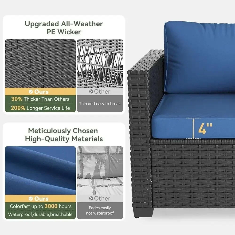 6-Sitzer Outdoor-Terrassenmöbe – Outdoor Furniture With Fire Pit Bewertung und Preis