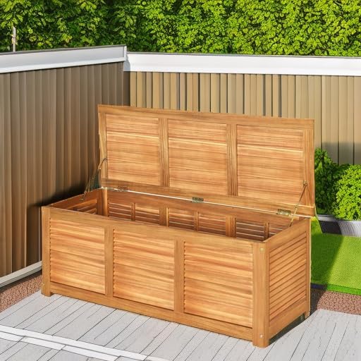 Gartensitzbank aus massivem Ak – Garden Storage Box Bewertung und Preis