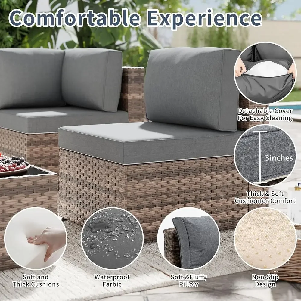 5-teiliges Gartenmöbel-Set für – Outdoor Furniture With Fire Pit Bewertung und Preis