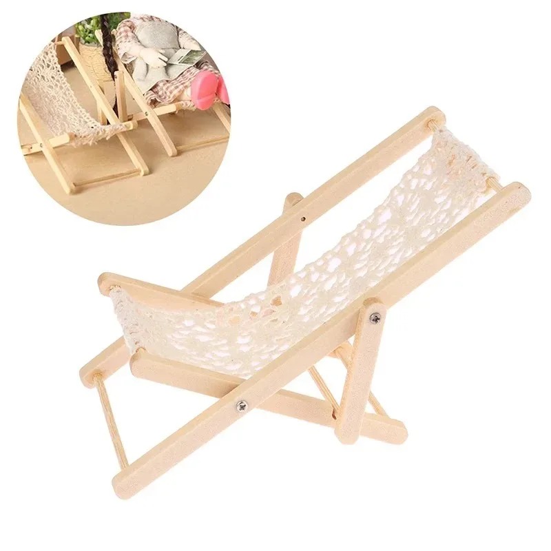 1/12 Maßstab Faltbarer Strandl – Outdoor Furniture Lounge Chair Bewertung und Preis