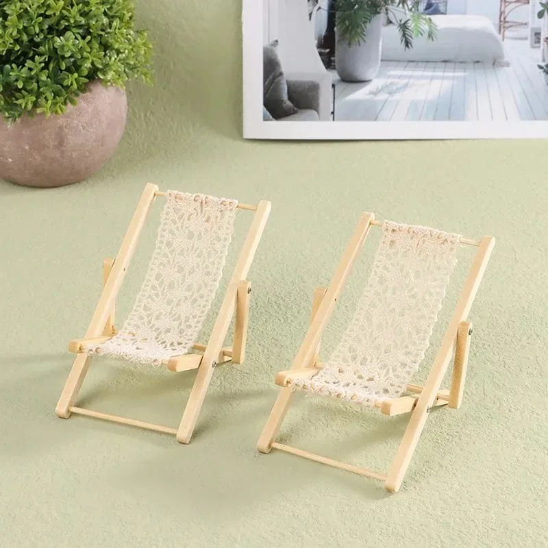 1/12 Maßstab Faltbarer Strandl – Outdoor Furniture Lounge Chair Bewertung und Preis