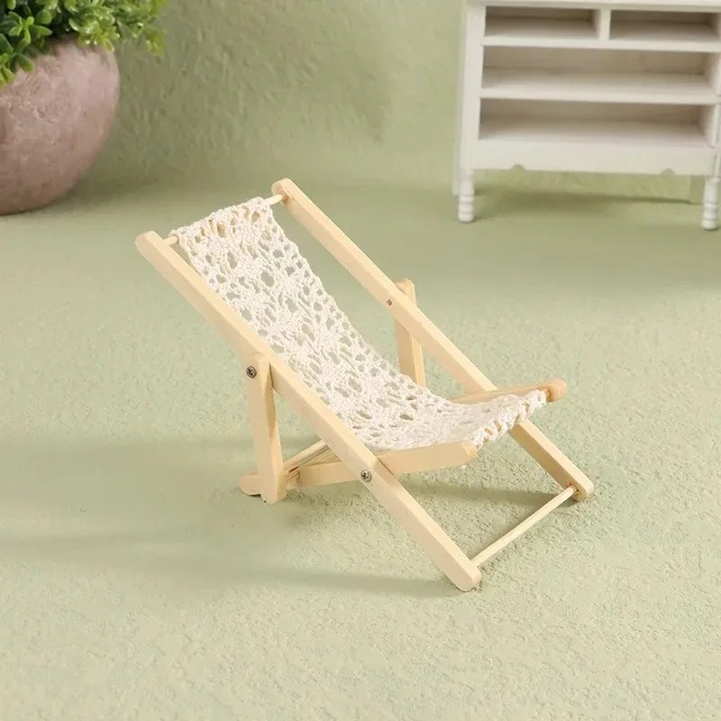 1/12 Maßstab Faltbarer Strandl – Outdoor Furniture Lounge Chair Bewertung und Preis