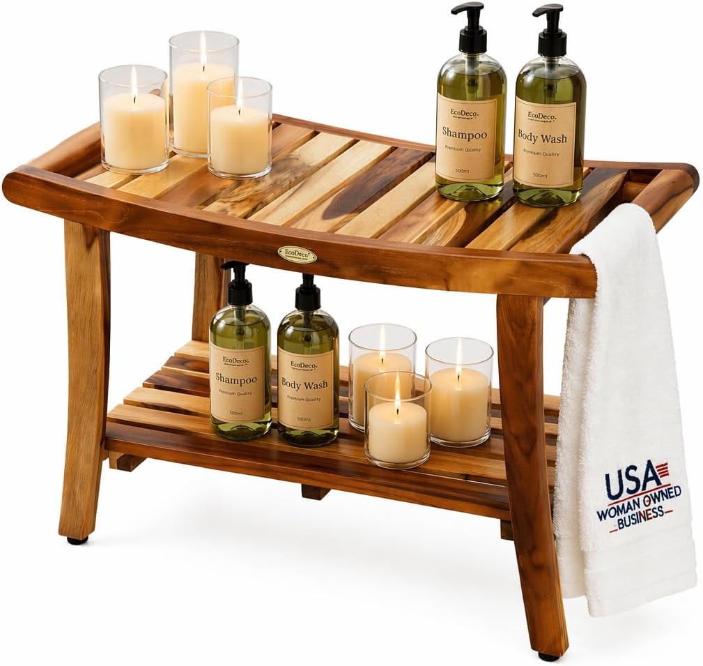Teakholz-Duschbank, Spa-Badeho – Outdoor Furniture Teak Wood Bewertung und Preis