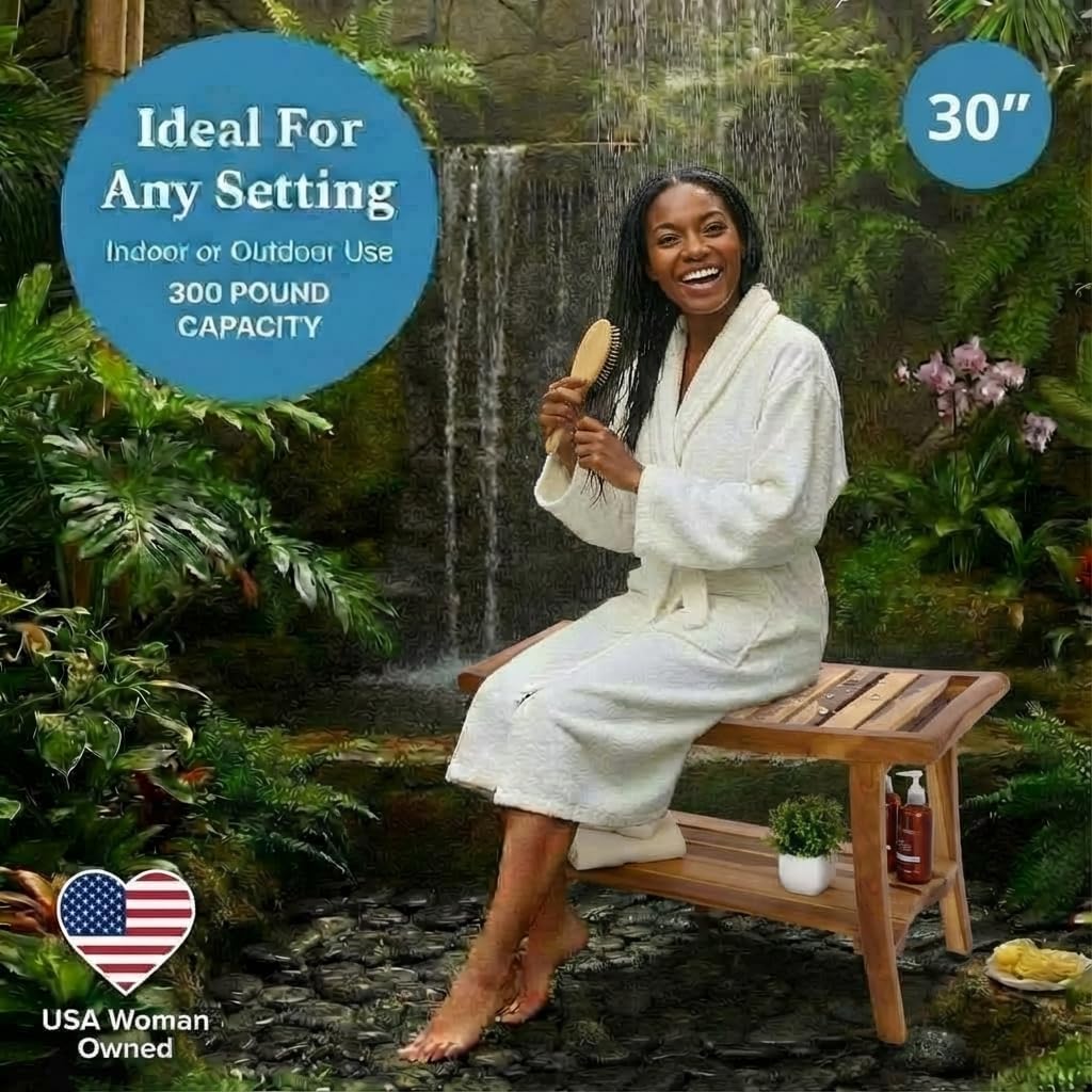 Teakholz-Duschbank, Spa-Badeho – Outdoor Furniture Teak Wood Bewertung und Preis