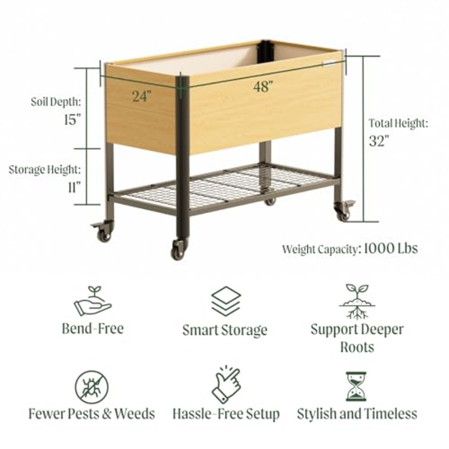 Gartenarbeit im Freien: Metall – Garden Storage Box Bewertung und Preis