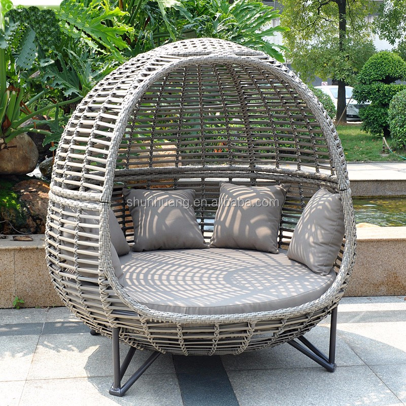 Nordic Patio Baldachin-Tagesbe – Outdoor Daybed Furniture Bewertung und Preis