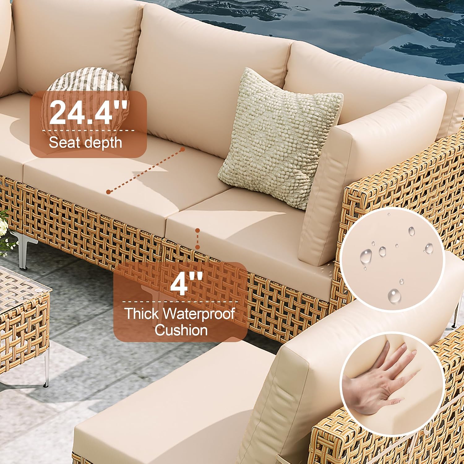 Boho Outdoor-Terrassenmöbel-Se – Outdoor Furniture From China Bewertung und Preis