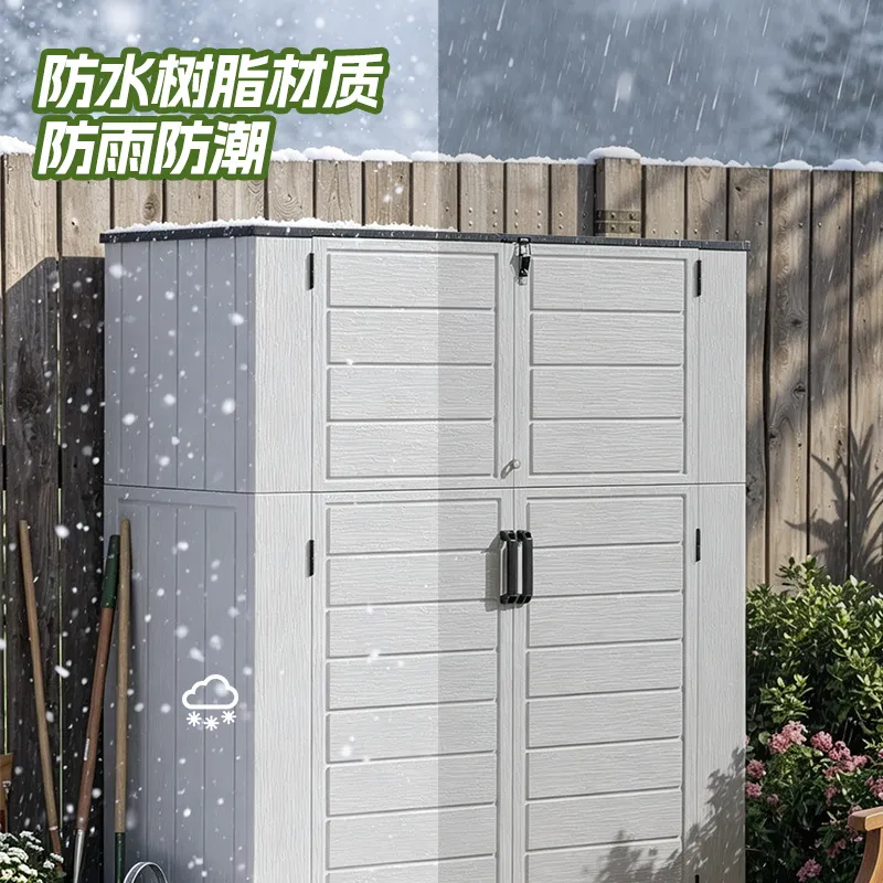 Mittlerer HDPE-Außenlagerschra – Garden Storage Box Bewertung und Preis