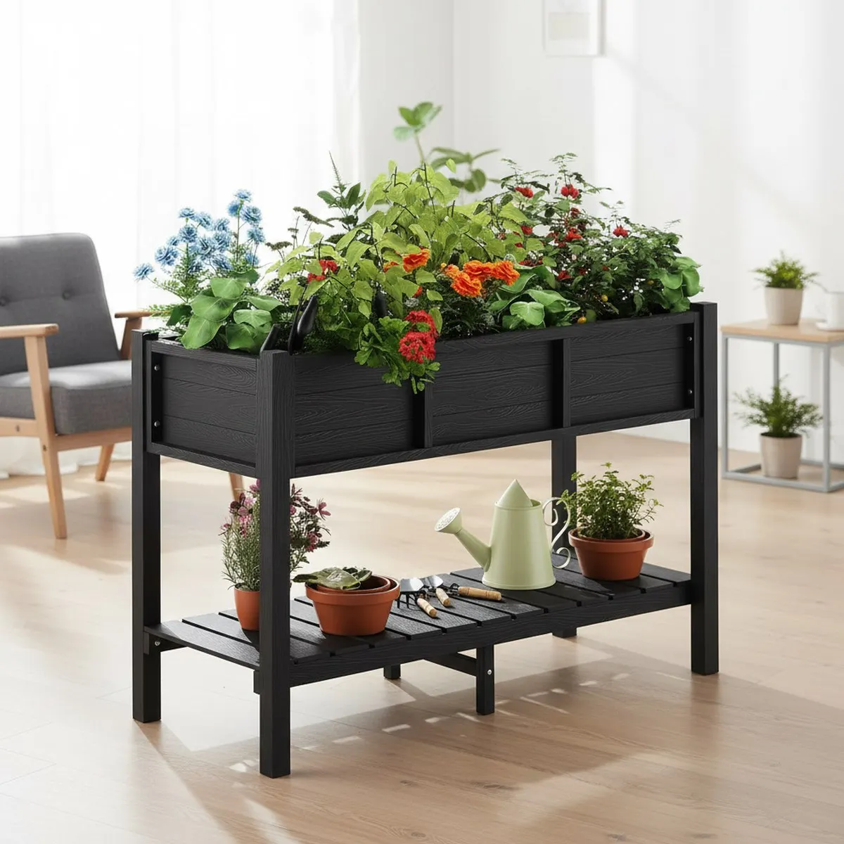Erhöhter Pflanzkasten, groß, s – Garden Storage Box Bewertung und Preis