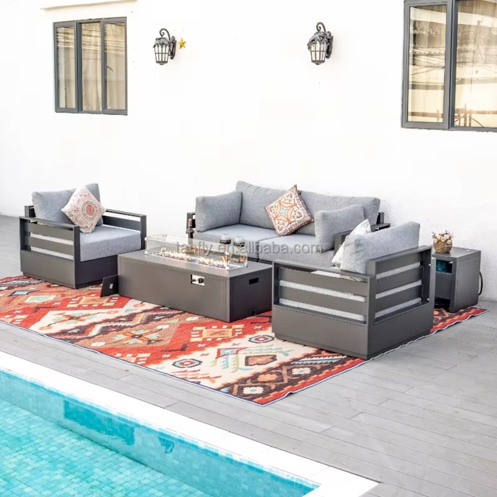 Villa Hotel Outdoor-Möbelset M – Outdoor Furniture With Fire Pit Bewertung und Preis