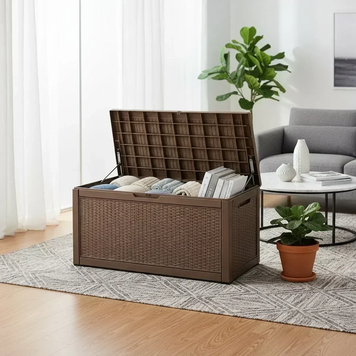 Große Outdoor-Aufbewahrungsban – Outdoor Furniture Cushions Bewertung und Preis