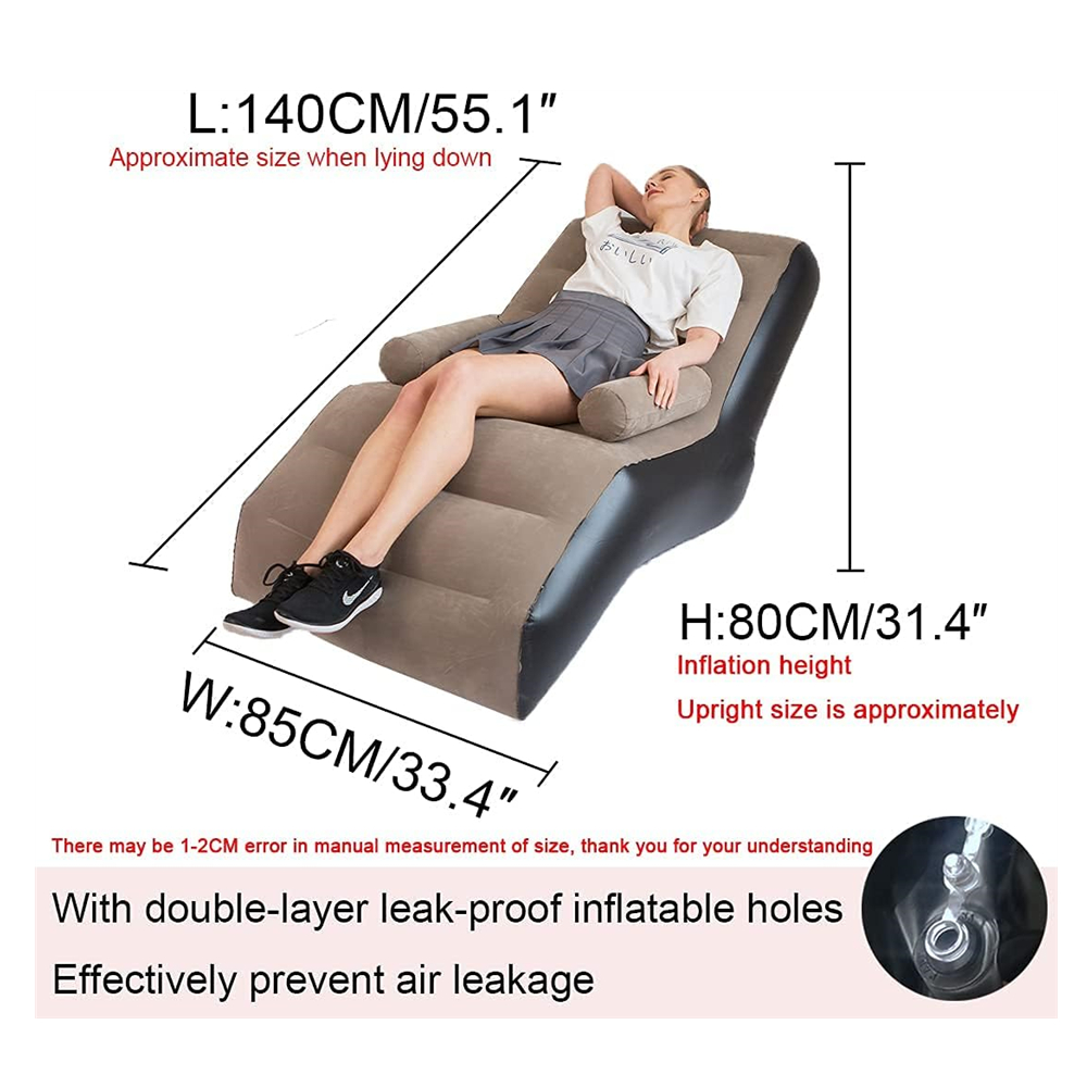 Klappbares Lazy Sofa, aufblasb – Outdoor Furniture Lounge Chair Bewertung und Preis