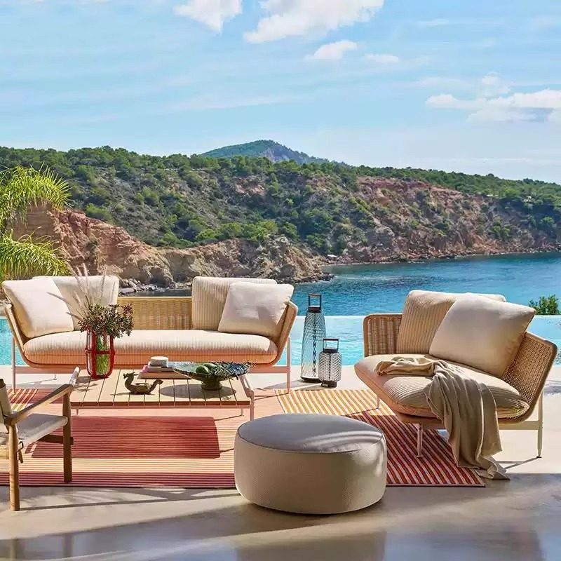 Outdoor-Sofa, Rattan-Gartenmöb – Outdoor Furniture Lounge Chair Bewertung und Preis