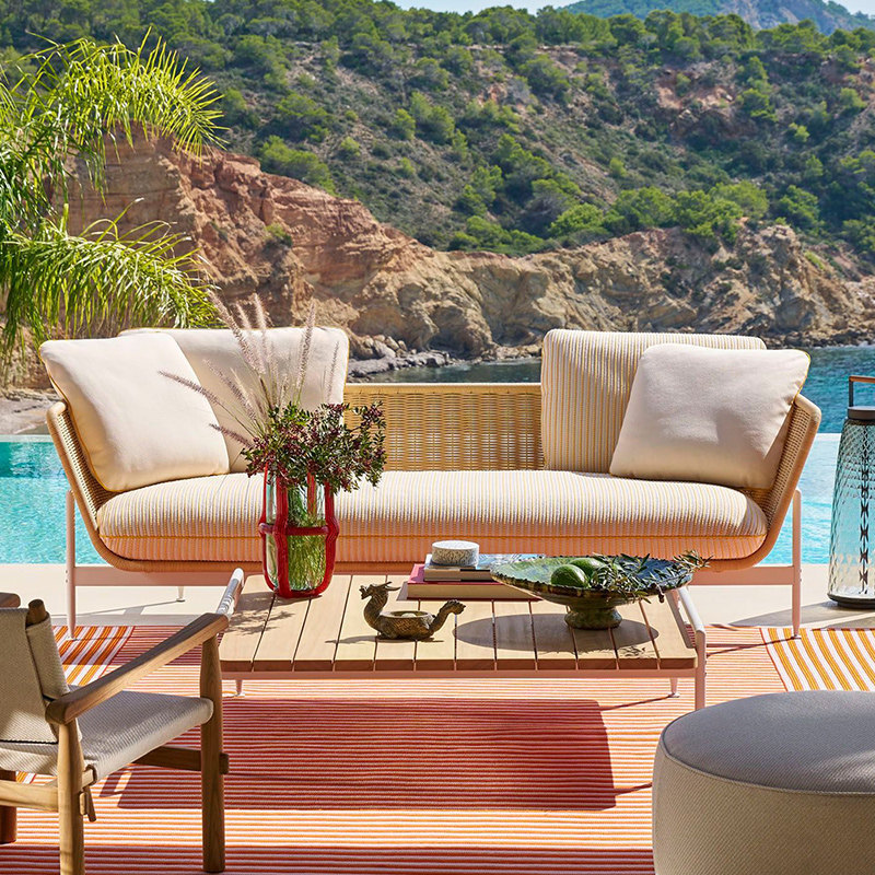 Outdoor-Sofa, Rattan-Gartenmöb – Outdoor Furniture Lounge Chair Bewertung und Preis