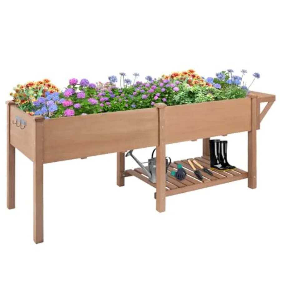 Erhöhtes Hochbeet mit Beinen f – Garden Storage Box Bewertung und Preis