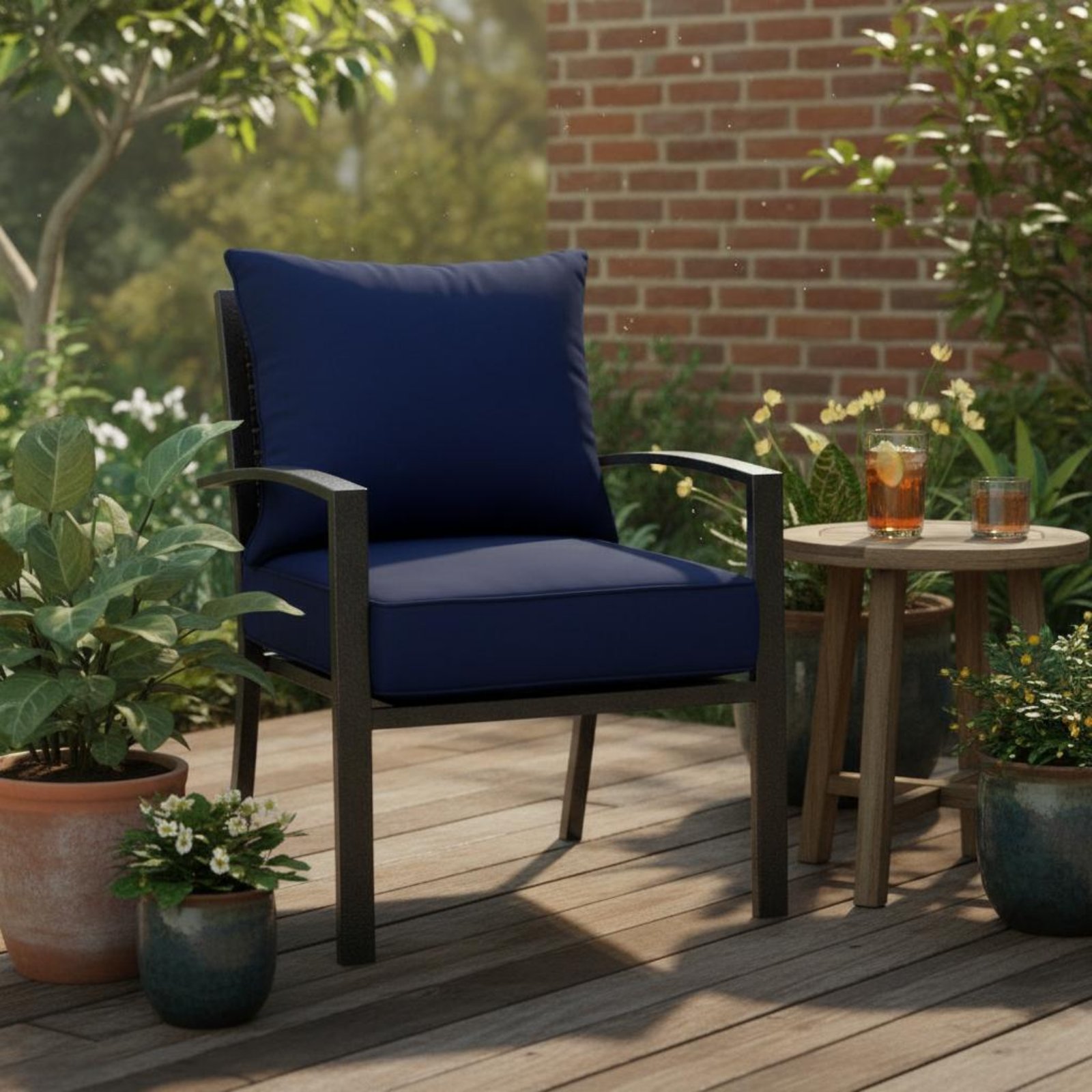 Terrassenstuhlauflage mit verd – Outdoor Furniture Cushions Bewertung und Preis