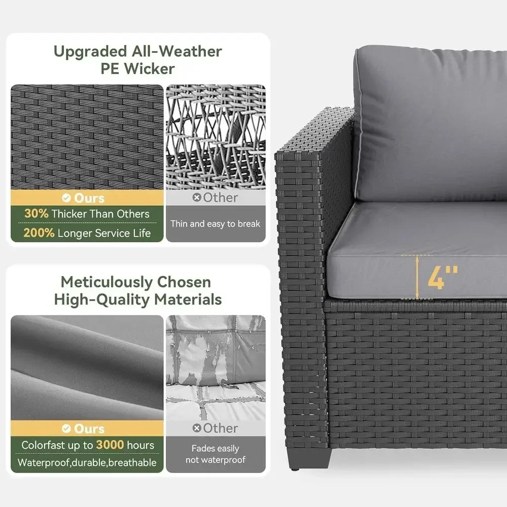7-teiliges Gartenmöbel-Set für – Outdoor Furniture With Fire Pit Bewertung und Preis