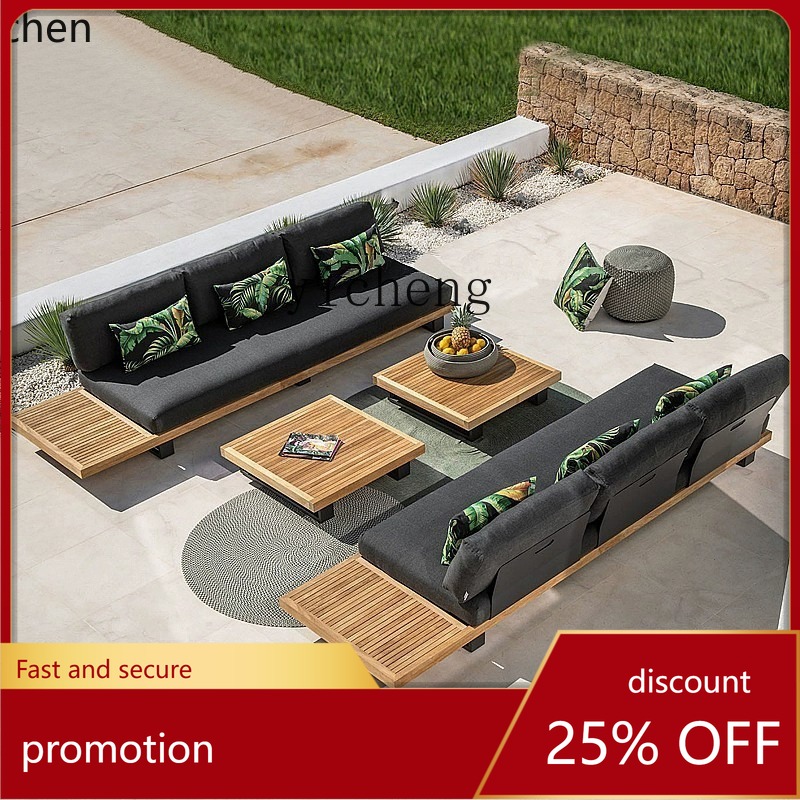 HYS Outdoor-Teakholz-Sofa für  – Outdoor Furniture Teak Wood Bewertung und Preis