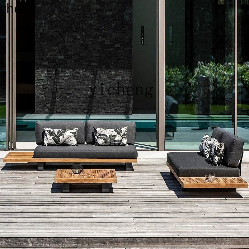 HYS Outdoor-Teakholz-Sofa für  – Outdoor Furniture Teak Wood Bewertung und Preis