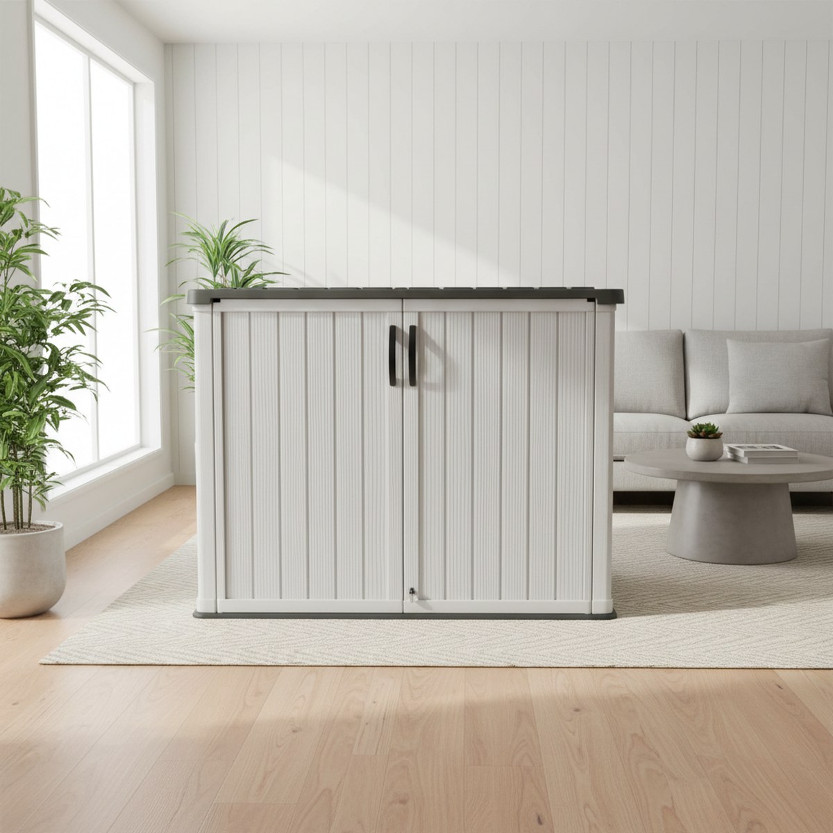 Großer Kunststoff-Gartenschupp – Garden Storage Box Bewertung und Preis